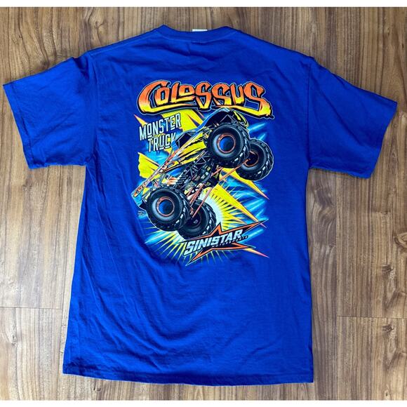Colossus Monster Truck Blue Tshirt Adult Size Medium‎ - Picture 1 of 5